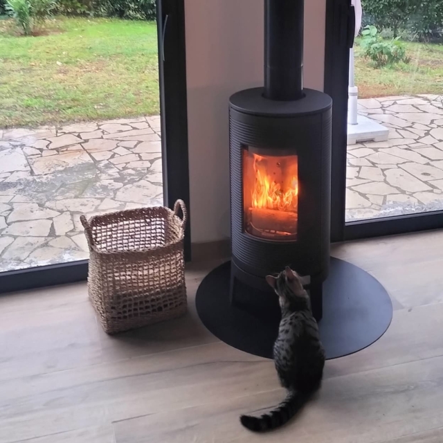 ke pose poele a bois buches pays basque 38